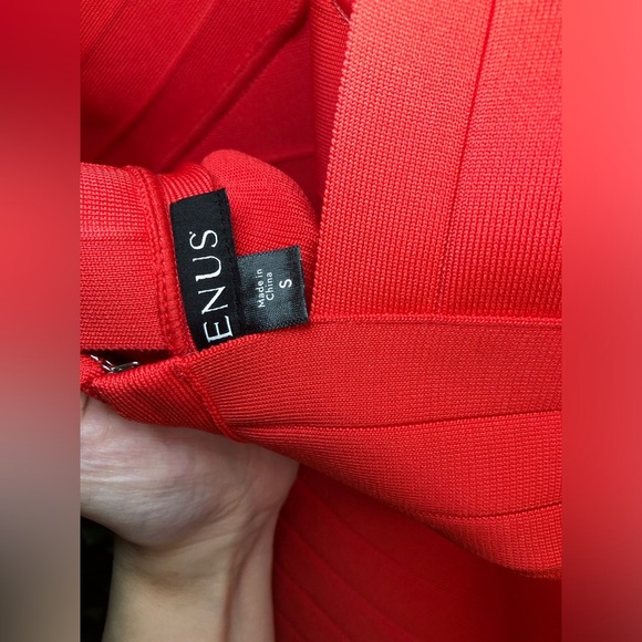 VENUS Red Backless Dress - Picture 13 of 16